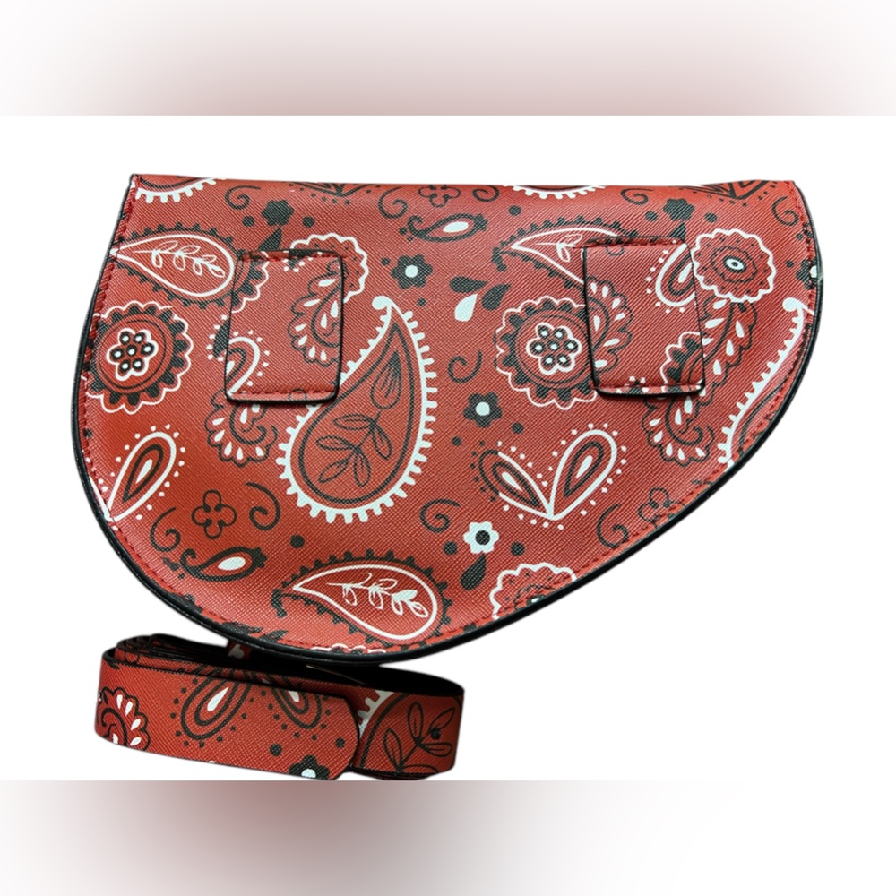 Pink Paisley Women's Bag - Picture 4 of 16